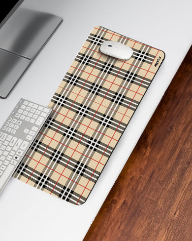 Tartan Knit Desk Mat