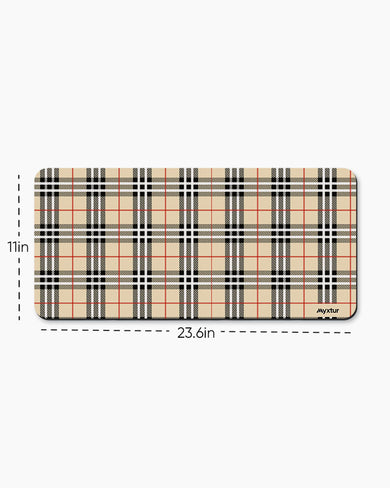 Tartan Knit Desk Mat