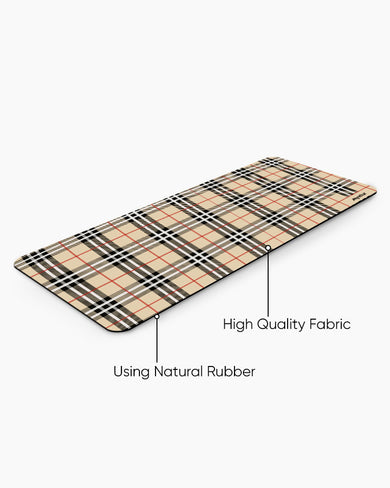 Tartan Knit Desk Mat