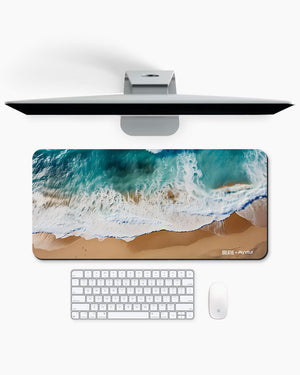 Wave Symphony [BREATHE] Gaming Desk Mat M 1