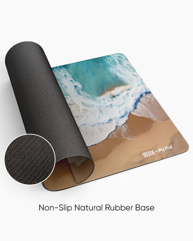 Wave Symphony [BREATHE] Desk Mat