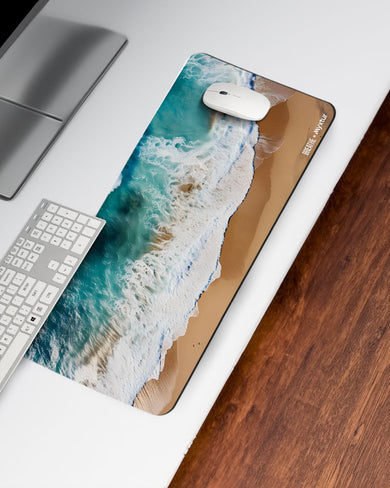 Wave Symphony [BREATHE] Desk Mat
