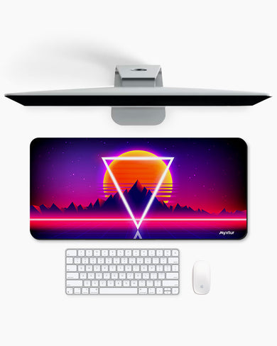 Electric Sunset Desk-Mat