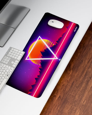 Electric Sunset Desk-Mat