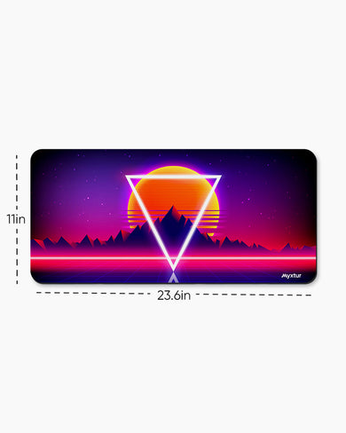 Electric Sunset Desk-Mat