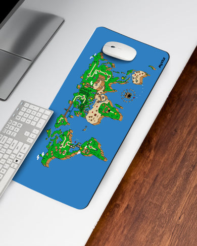 Pixel World Desk Mat