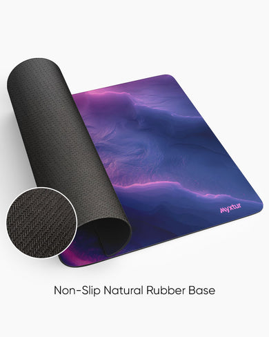 Alone by the Glacier Desk Mat