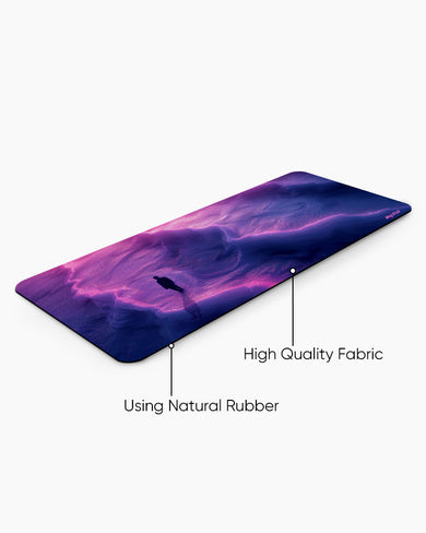 Alone by the Glacier Desk Mat