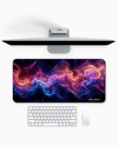 Cosmic Swirls [RTK] Desk Mat