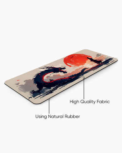 Dragon Samurai [BREATHE] Desk Mat