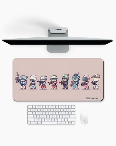 Kawaii Army [BREATHE] Desk Mat