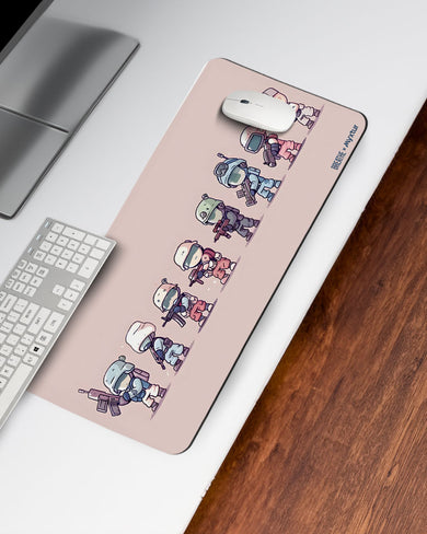 Kawaii Army [BREATHE] Desk Mat