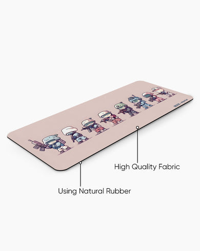 Kawaii Army [BREATHE] Desk Mat