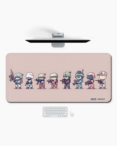 Kawaii Army [BREATHE] Desk Mat