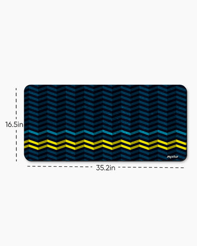 Pedestrian Ridges Desk Mat