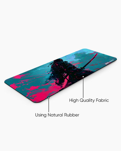 Possessed Warrior [BREATHE] Desk Mat
