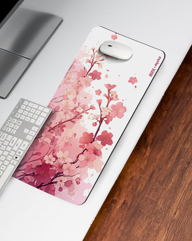 Scarlet Petals [BREATHE] Desk Mat
