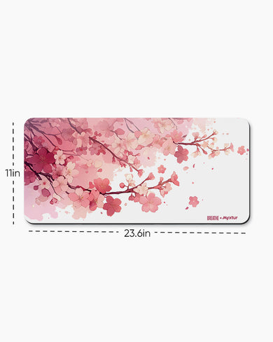 Scarlet Petals [BREATHE] Desk Mat