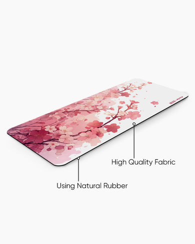 Scarlet Petals [BREATHE] Desk Mat