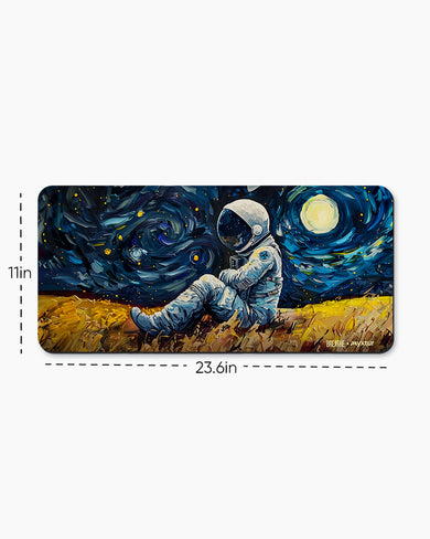 Starry Night for the Astronaut [BREATHE] Desk Mat