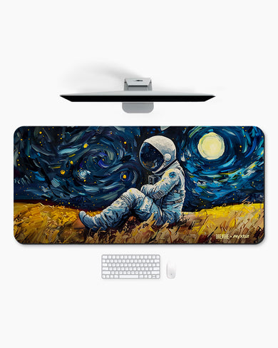 Starry Night for the Astronaut [BREATHE] Desk Mat