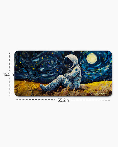 Starry Night for the Astronaut [BREATHE] Desk Mat