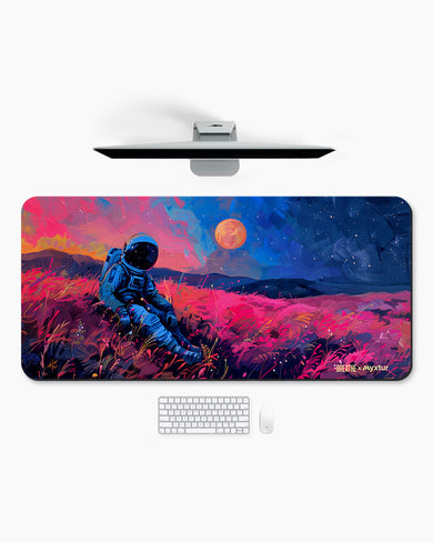 Starry Night in Neon [BREATHE] Desk Mat