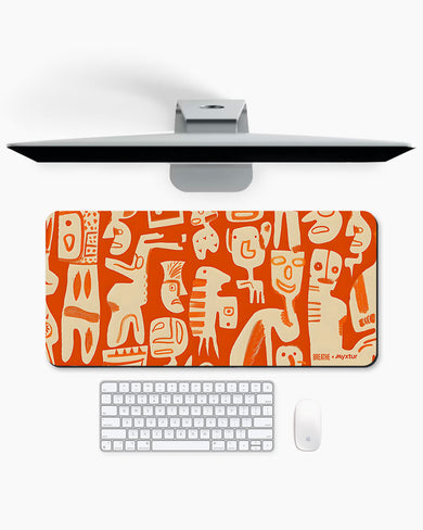 Tribal Art [BREATHE] Desk Mat