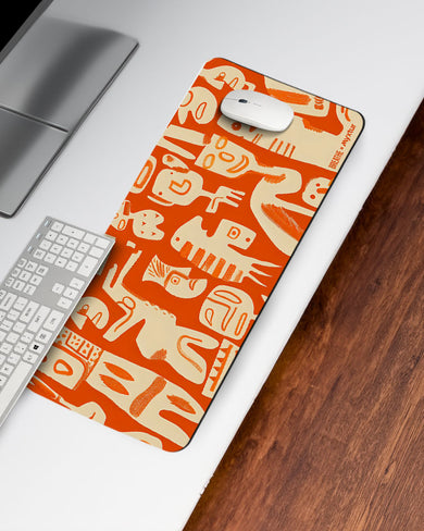 Tribal Art [BREATHE] Desk Mat