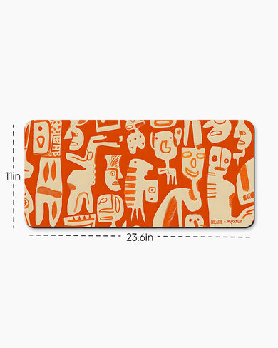 Tribal Art [BREATHE] Desk Mat