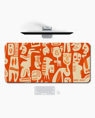 Tribal Art [BREATHE] Desk Mat