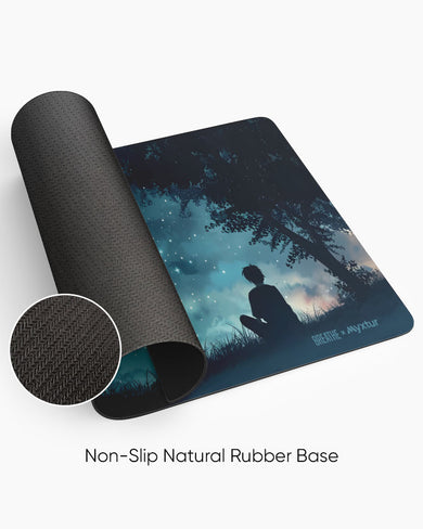 Under the Stars [BREATHE] Desk Mat