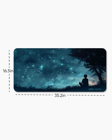Under the Stars [BREATHE] Desk Mat
