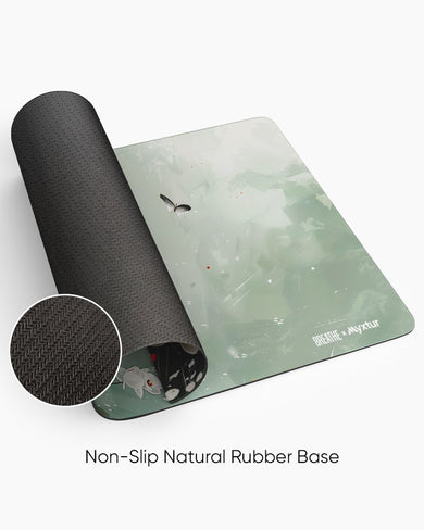 Water Lilies [BREATHE] Desk Mat