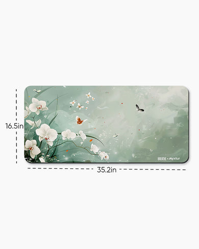 Water Lilies [BREATHE] Desk Mat