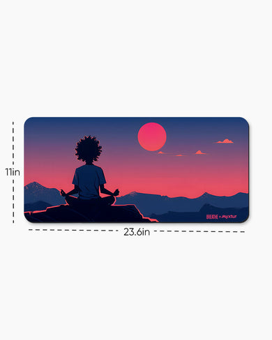 Zen Mode [BREATHE] Desk Mat