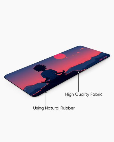 Zen Mode [BREATHE] Desk Mat