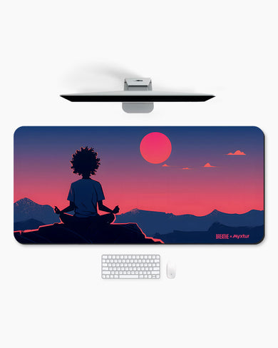 Zen Mode [BREATHE] Desk Mat
