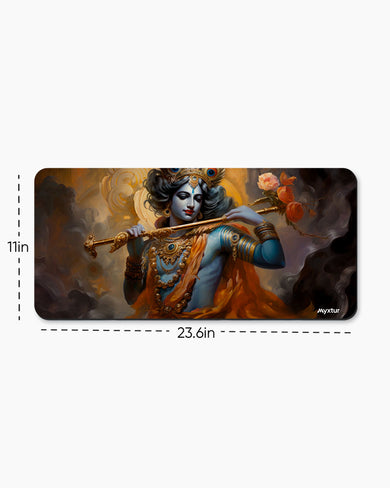 Krishna Divine Melody Desk Mat