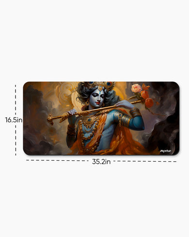 Krishna Divine Melody Desk Mat