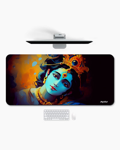 Krishna-Churning of Creation Desk Mat