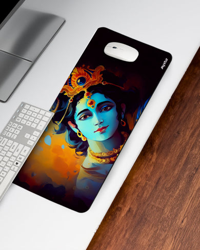 Krishna-Churning of Creation Desk Mat