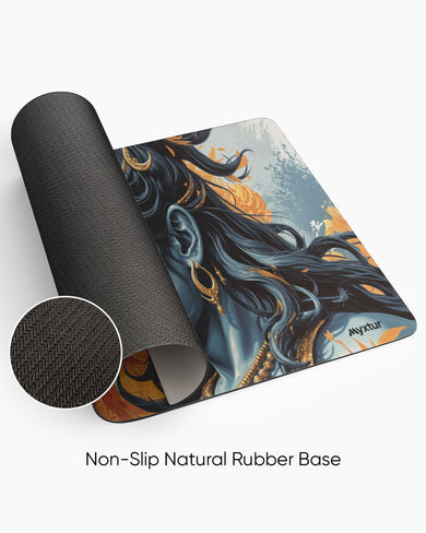 Serenity of Shiva Desk Mat