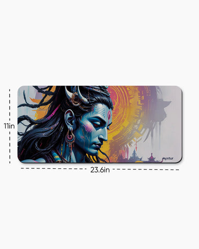 Shiva Cyberpunked Desk Mat