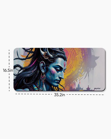 Shiva Cyberpunked Desk Mat