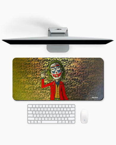 Cartoon Joker Chaos Desk Mat