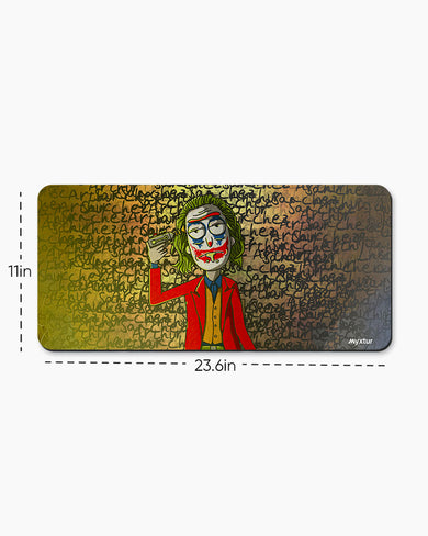 Cartoon Joker Chaos Desk Mat