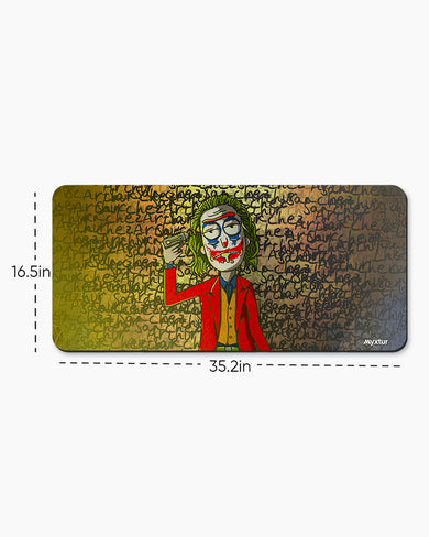 Cartoon Joker Chaos Desk Mat