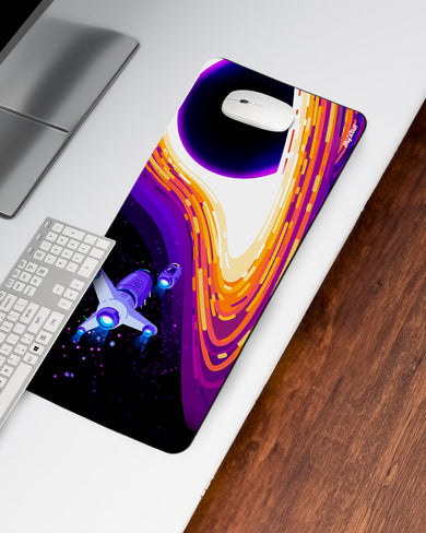 Cosmic Vortex Desk Mat
