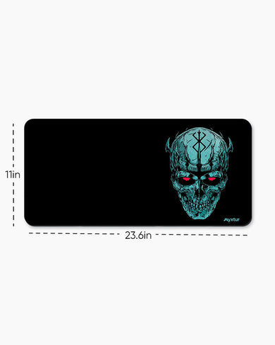 CrimsonEyed Skull Desk Mat